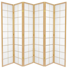 6 Panel Zen Room Divider Screen